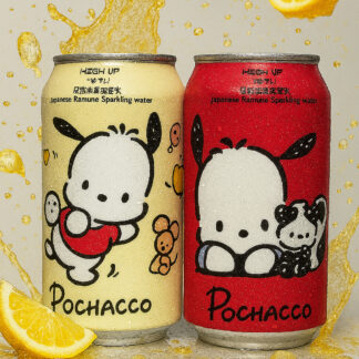 Pochacco Japanese Ramune Sparkling Water